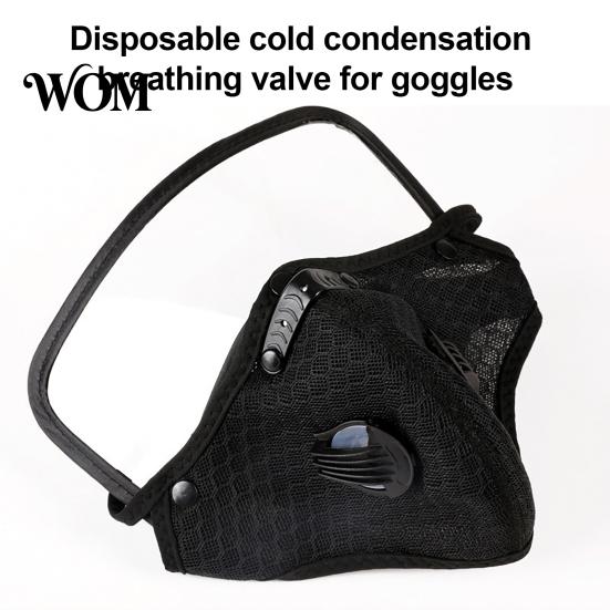 Fog-proof Safety Mask Cycling Face with Eye Shield, Breathing Valve, Lightweight Breathable Protection Windproof Dust-proof Adjustable Goggle