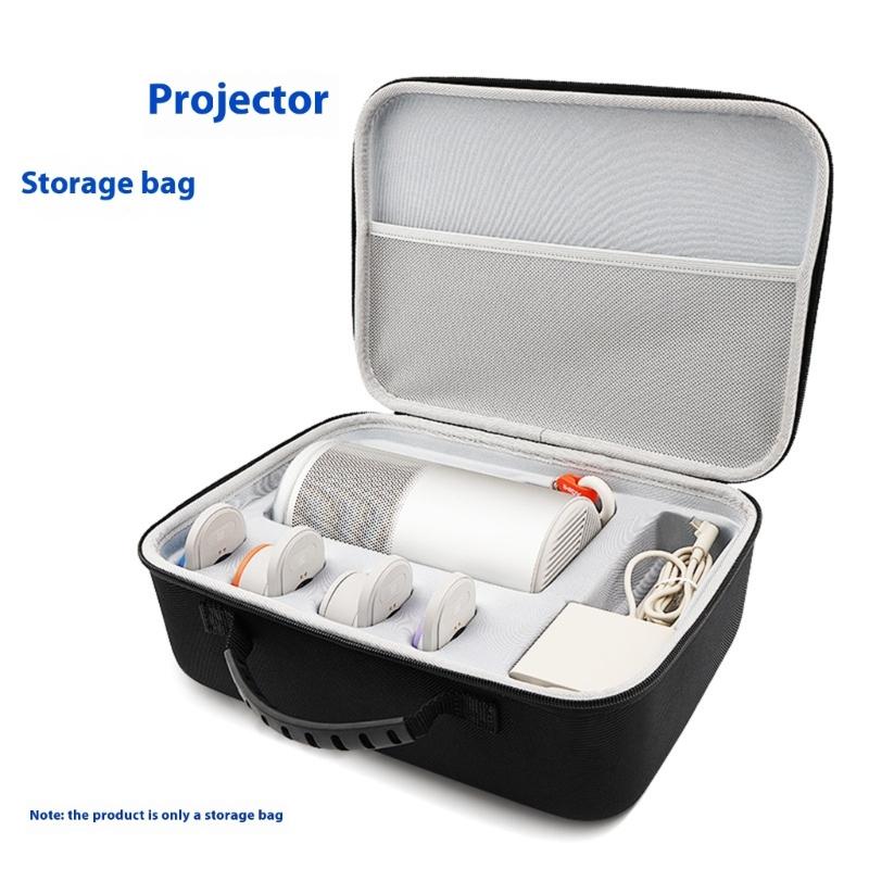 Shockproof Travel Carry Case Storage Bag For Play 6 Projector Accessories Feature Interior Compartment