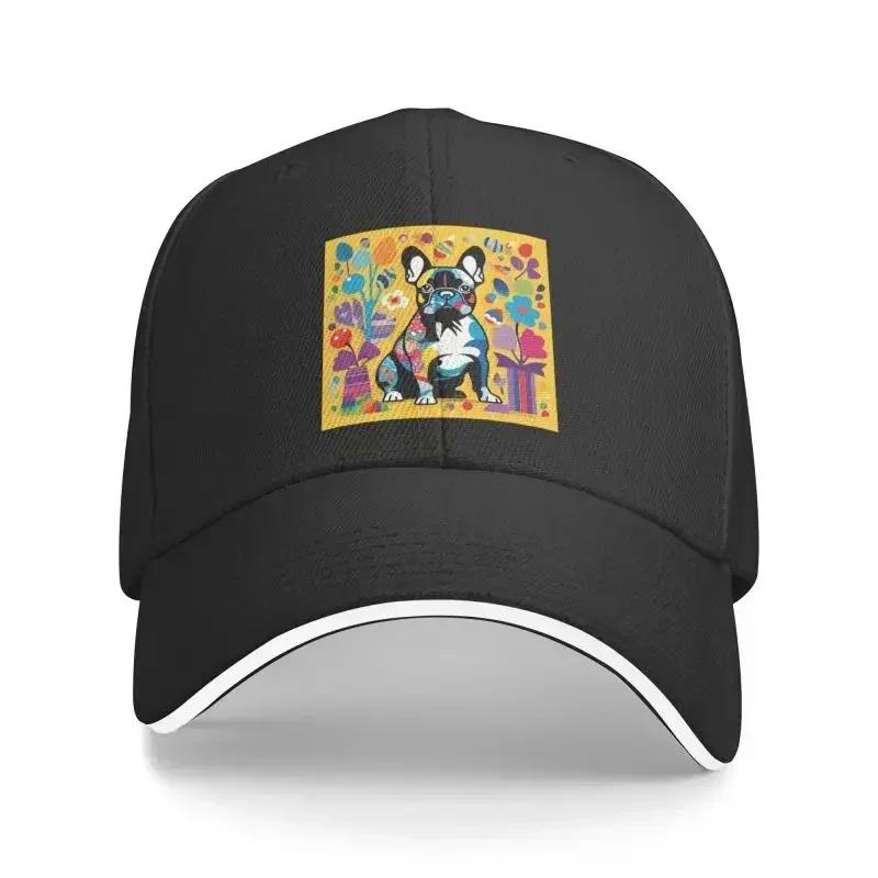 Custom French Bulldog Puppy Baseball Cap Sun Protection Men Womens Adjustable Dad Hat Spring