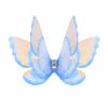 50Pcs 3D Organza Fabric Butterfly Appliques Double-layer Translucent Chiffon Butterfly Embroidered Patches Gradient Color