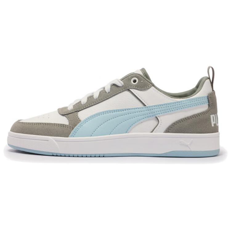 New PUMA DRIBBLE Low Top Casual Shoes Unisex Silver Gray White 401057-06