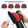 200W Detail Sander Compact Electric Sander with 20Pcs Sandpaper for Wood Woodworking Sanding Works
