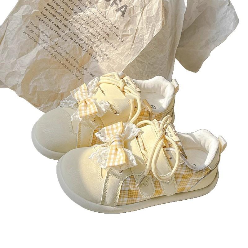 Little white shoes women's 2025 new summer high-value Korean thick-soled versatile chic shoes Korean Velcro board shoes