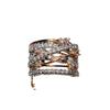 Micro Set Two Color Ring Imitation Diamond Wedding Ring