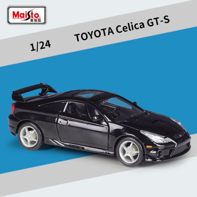 

Maisto 1/24 Toyota Celica GT-S Alloy Sports Car Model Diecast Metal Racing Car Vehicle Model Simulation Collection Kids Toy Gift чорний
