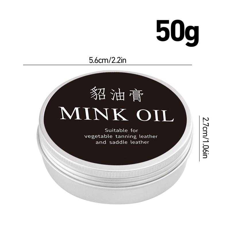 Leather Cleaning Cream Mink Oil Leather Conditioner Waterproof Leather Boot Conditioner Saddle Oil Leather Care Softener Cream