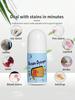 50ml Clothing Stain Removal Rolling Bead Portable Washing-Free Emergency Fast Clear Cleaner for Small Greasy Filth on T-Shirt