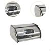Bread Storage Bin Stainless Steel Box Organizer with Lid Kitchen Counter Easy to