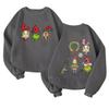 Children's Fashionable Lightweight Long-sleeved Round Neck Pullover With Pockets Printed Pullover