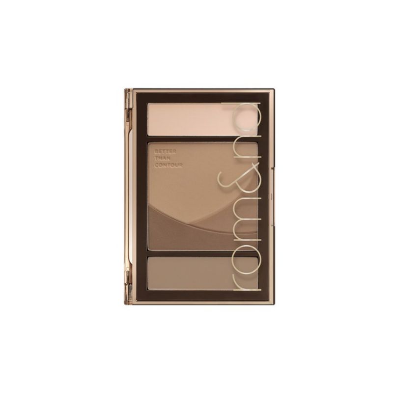rom&nd Better Than Contour 20.5g (01 Neutral Warm / 02 Gray Cool) 1pc - K-Beauty Shading Powder Palette 01 Neutral Warm