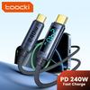 Toocki 240W Fast Charging Cable with Digital Display for Phones & Laptops (Samsung & Apple Compatible)