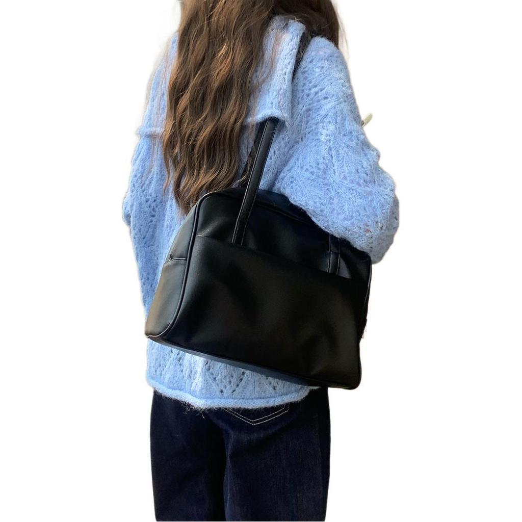 Women's Korean Retro Large Capacity Shoulder Tote Bag - Autumn 2025 Edition