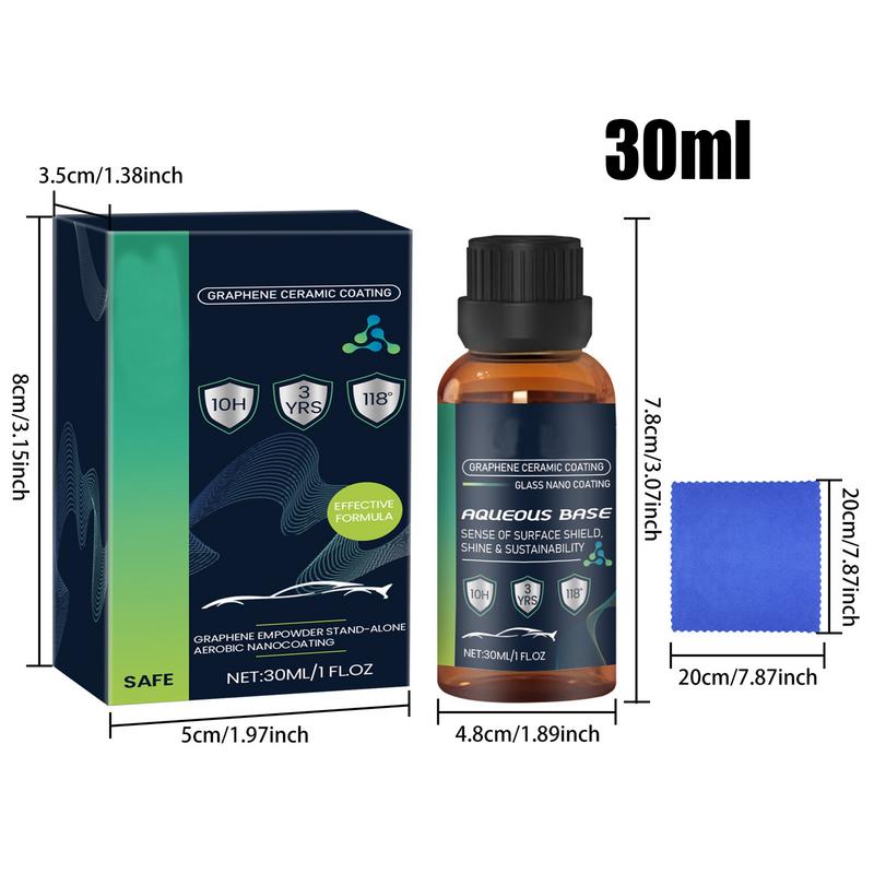 Nano Ceramic Coating For Cars Quick Effect Coating Agent 30ml Car Paint Scratch Repair Safe Renewal Agent For Trucks RVs