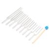 9-Piece Tuning Fork Set with Storage Bag, Body Tuning Forks for Chakra Healing, DNA Healing Instrument, Sound Therapy (174Hz, 285Hz, 396Hz, 417Hz, 528