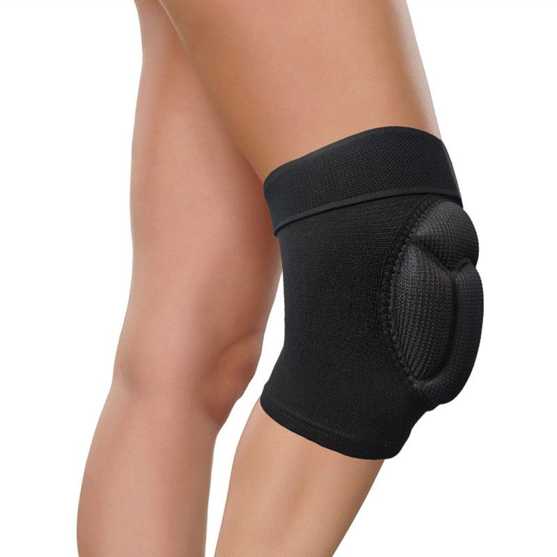 1Pair Thickened protection Men Sports Kneepad Elastic Knee Pads Support Fitness Gear Basketball Brace Protector Male NonSlip Pad