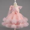 Little Girls Puffy Tulle Princess Dress Birthday Party Formal Dress