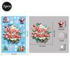 2026 Christmas Window Stickers Santa Claus Reindeer Snowmen PVC Static Glass Stickers No Glue Reusable Christmas Home Decoration
