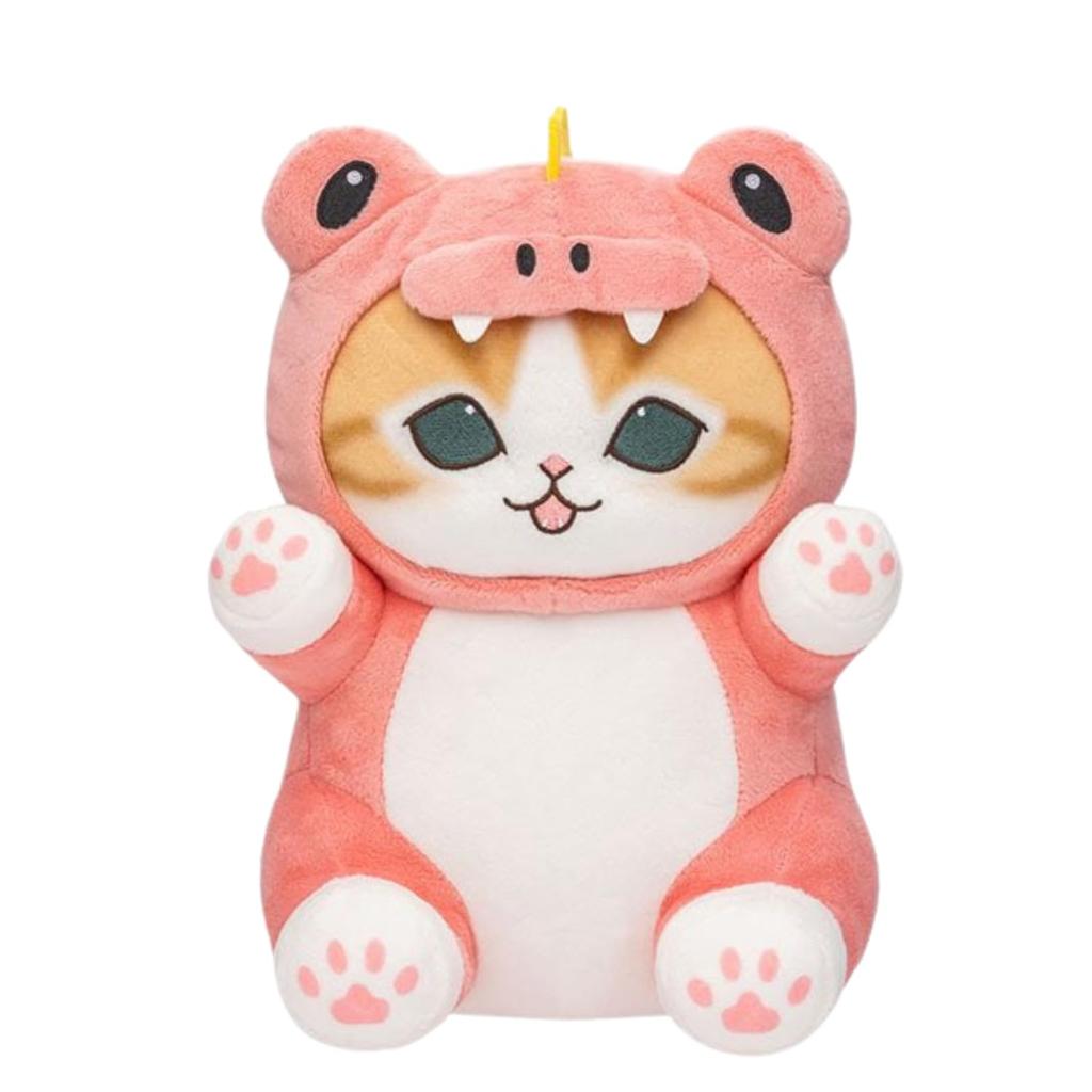 Mofusand Wild Cat Big Plush Toy, 2 Types, Approx. 25cm (Pink)