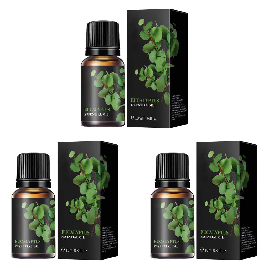 3er-Pack Reine Pflanzen Ätherische Öle Set für Aromatherapie, Massage & Spa, Duftende Entspannung & Hautfeuchtigkeitsspendende Körperpflege