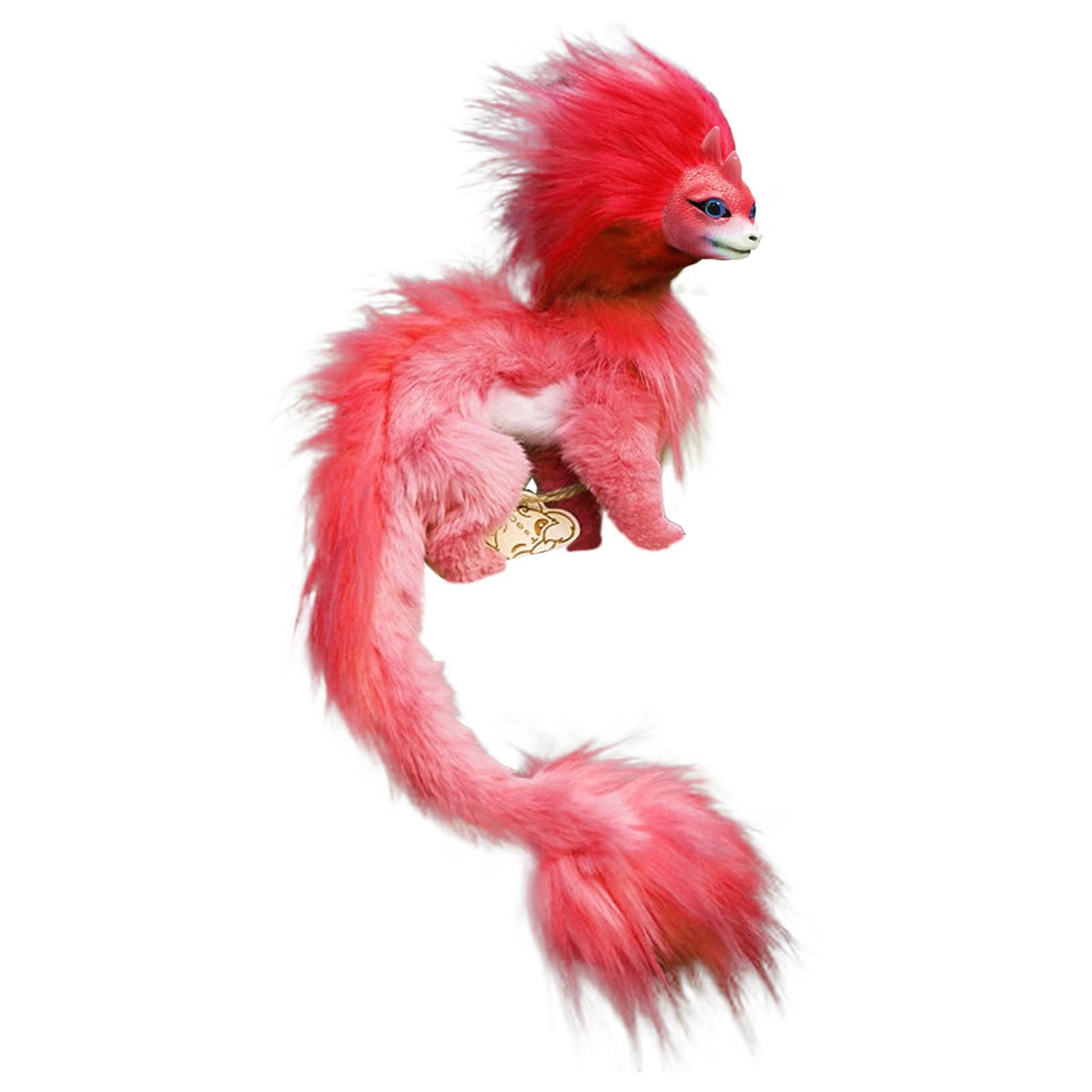 

50 см Животное Дракон Плюшевая Кукла Синий Дракон Детская Игрушка Животное Кукла Для Детей Подарки На День Рождения Хэллоуин Куклы One Size красный