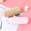 Korean-Style Plush Pencil Case: Cute Octagonal Heart Design for Girls