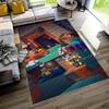 Minecraft Floor Rug Office Rug Perfect for Foyer Outdoor Balcony Entryway Antislip Carpet Anime Office Decor Perfect Gift for Women/Men