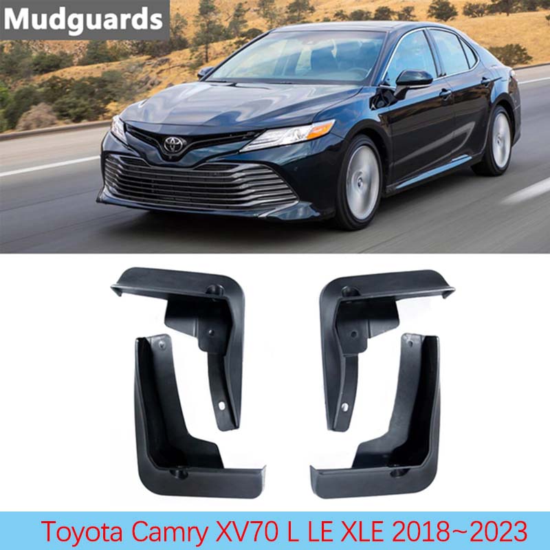

Автомобильные брызговики для Toyota Camry XV70 XLE SE 2018~2024 Передние задние крылья брызговики защитные колпачки для колес аксессуары