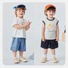 Minibala Cotton Linen Soft Denim Kids Shorts