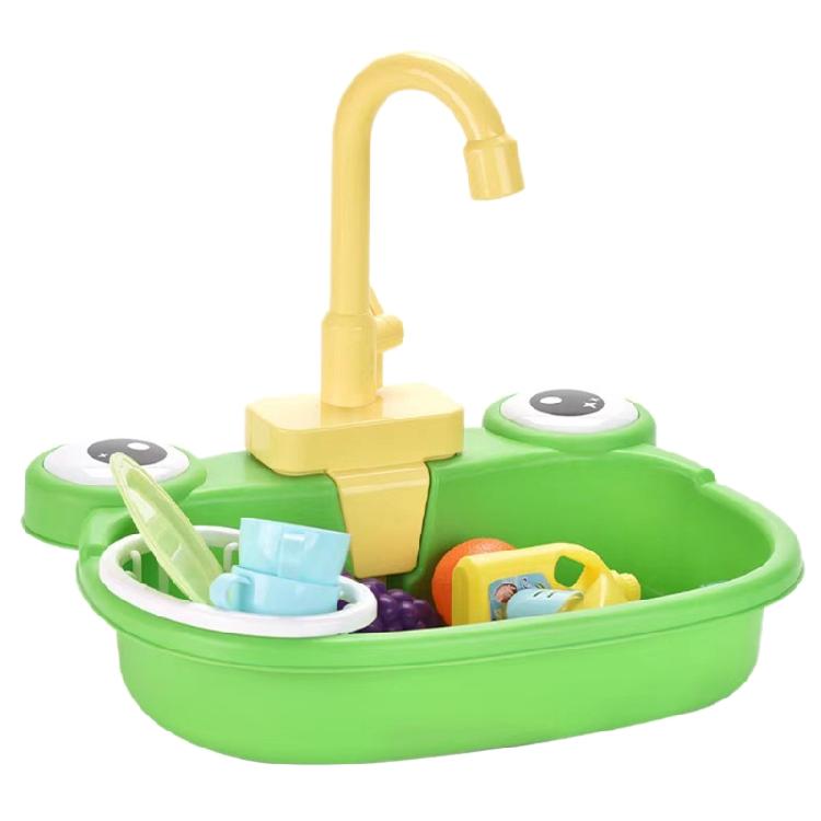 

Bath Sink for Bird Kids Kitchen Sink Toy Pretend Play Water Toy for Boys Girls 1 зелёный