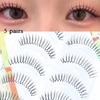 5 Pairs Natural Fashion Eyelashes Eye Makeup Long False Lashes Sparse