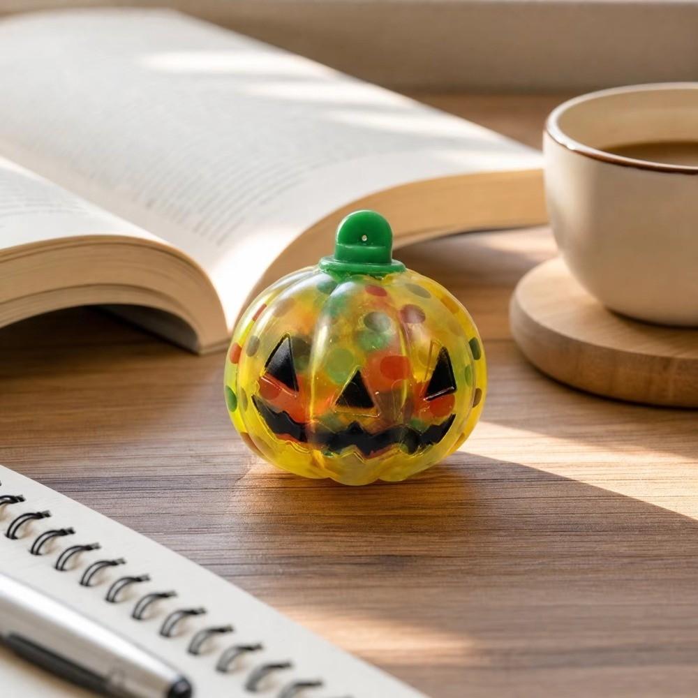 Soft Halloween Pumpkin Stress Balls Slow Resilience Squishy Squeeze Ball  Party Favors