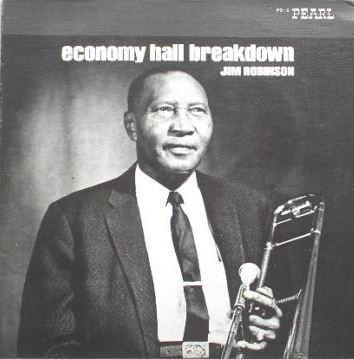 

LP Record JIM ROBINSON - Economy Hall Breakdown PS5 Pearl Records US Jazz Used