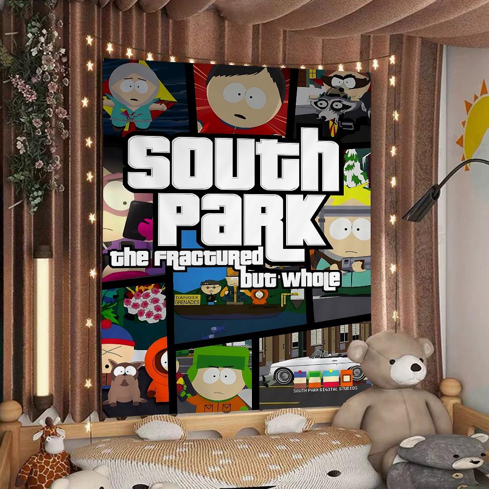 CartoonSouthparkS Cartoon Tapestry Wall Hanging Decoration Household Home Decor