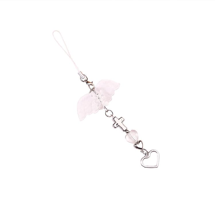 Портативные Кресты Телефонный шнурок Ангельское крыло Подвеска Телефонные ремешки Цепочка Украшение 1