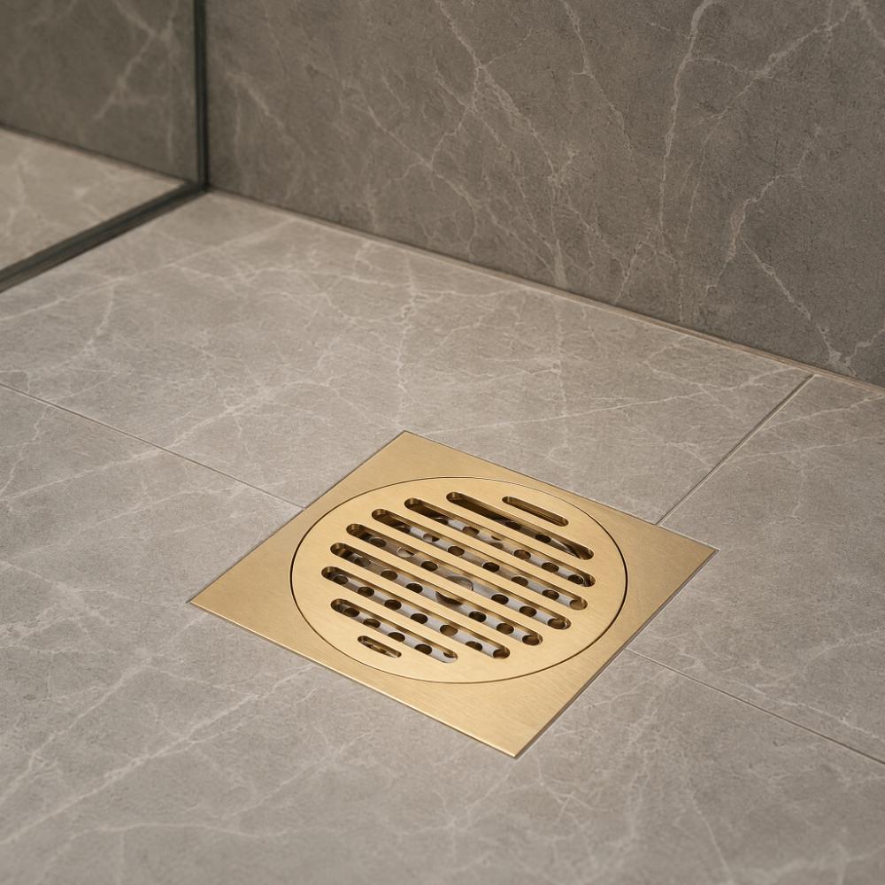 Removable Strainer Cover Shower Floor Drain Square Bathroom Waste Grate Kitchen Drainage