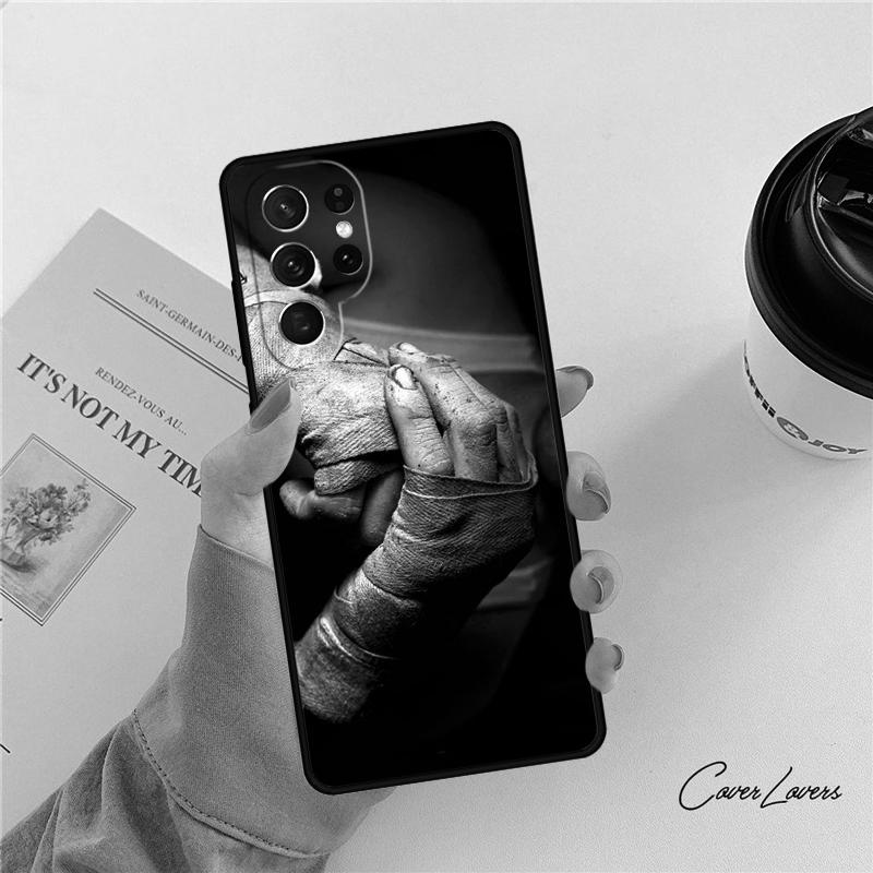 Muay Thai Kickboxing Fight Phone Case For Samsung Galaxy S24 S25 S23 S22 Ultra Note 10 20 Plus S20 S21 FE Cover