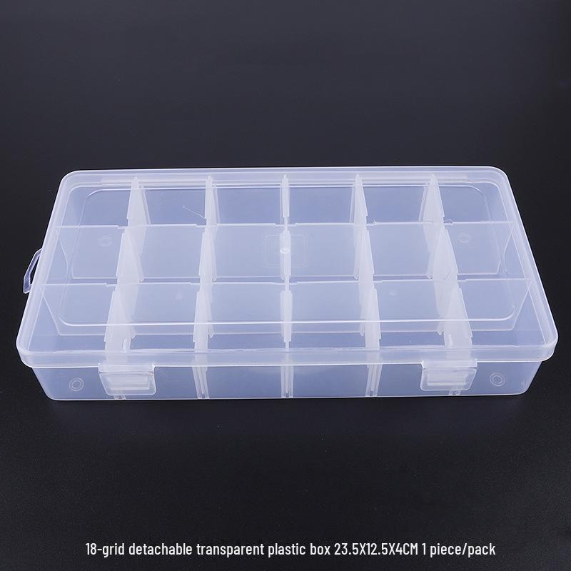 Transparent DIY Jewelry Storage Box - Detachable and Stackable Organizers for Tools and Earrings