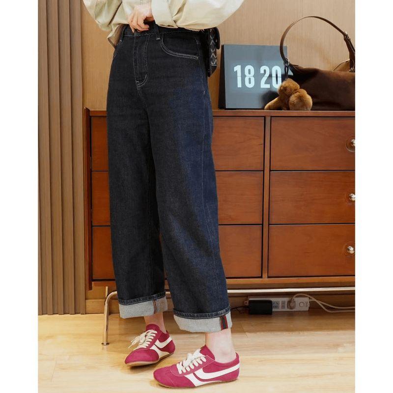 mm Dark Blue Pear Shapes Fat Sister Denim Dark Blue S