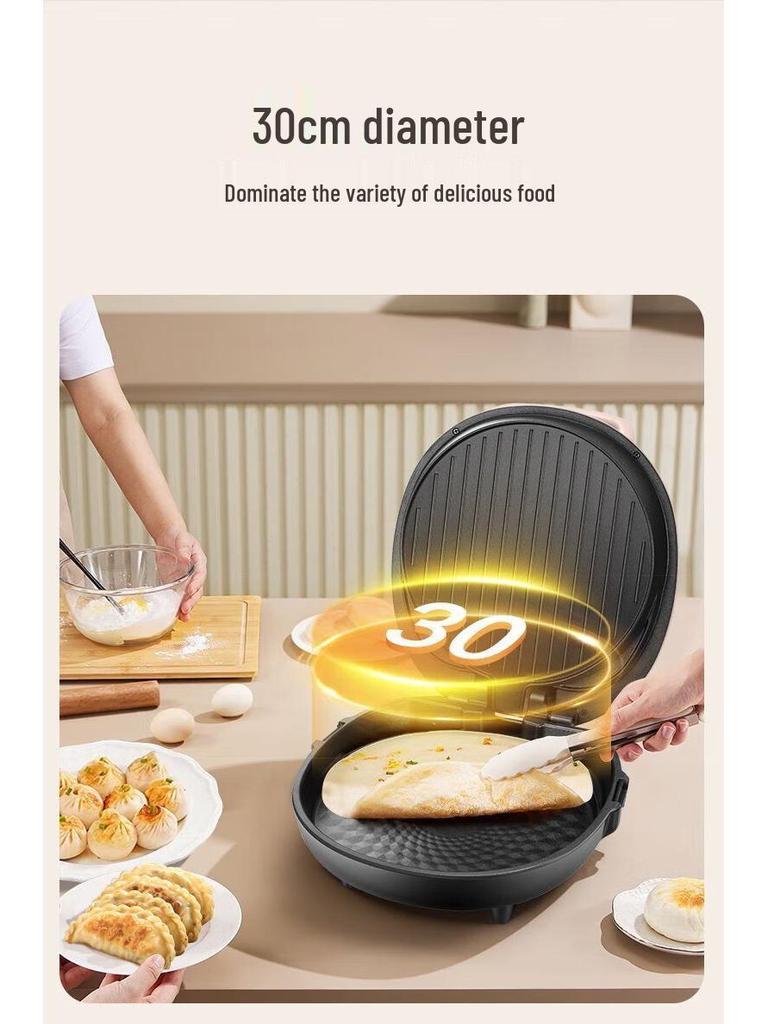 Supor Dual-Sided High-Heat Electric Griddle for Pancakes and Meat