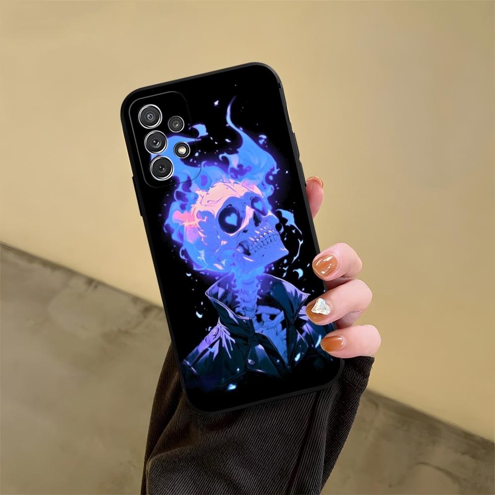 Skull Personality Cool Phone Case For Samsung S24 S25 S20 S26 S21 S22 S23 Ultra Fe Plus A05 A06 A16 A26 A36 A56 Cover