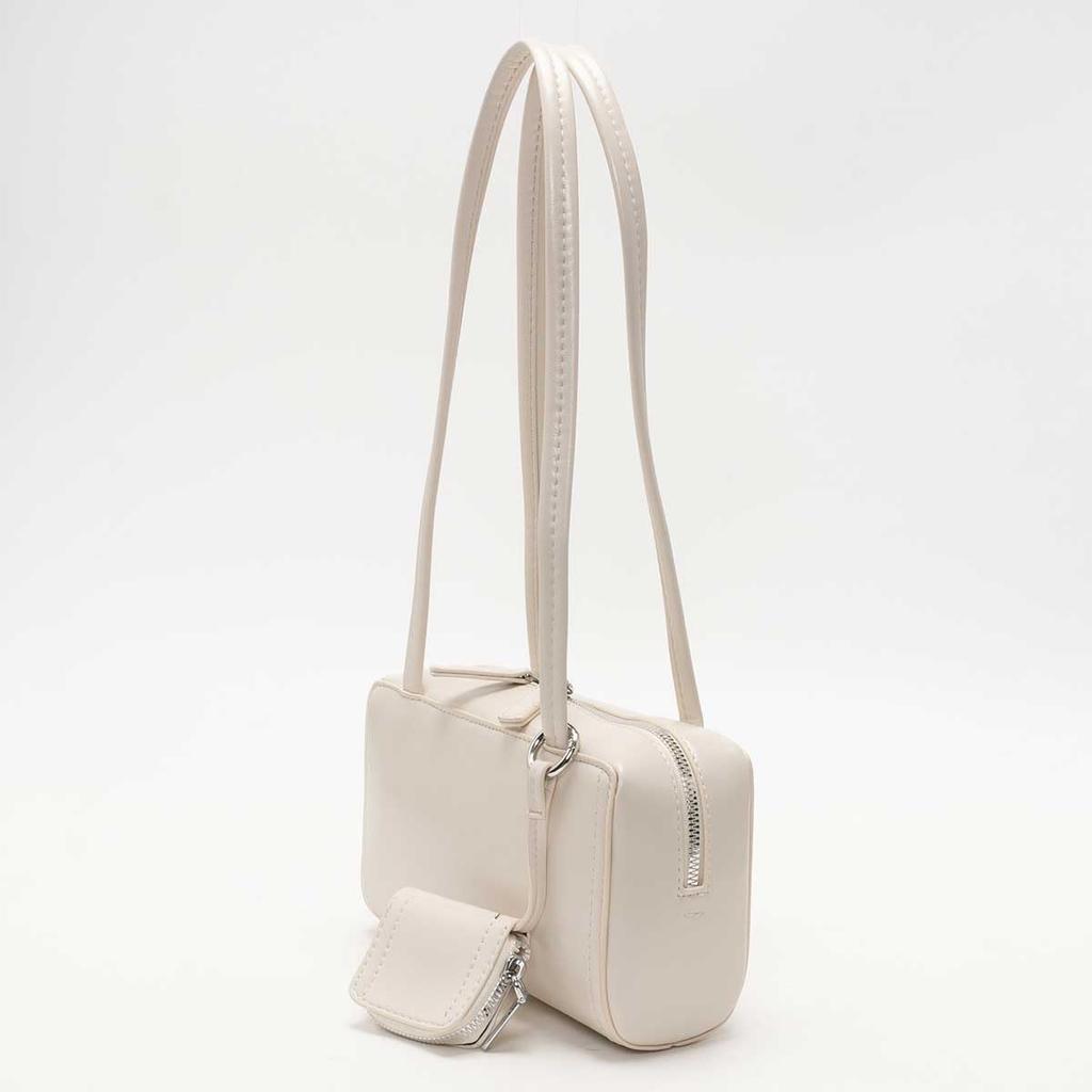 SVEC Square Shoulder FREE Women's Bag, White, (Free Size) ZPG-0036