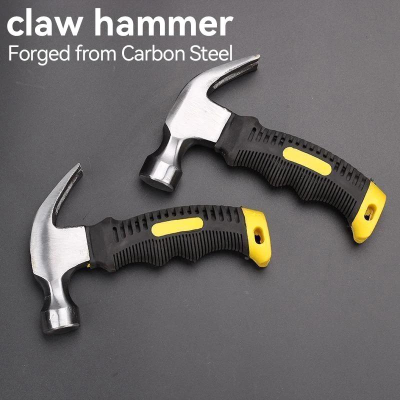 Multifunctional Mini Claw Hammer Engineering Handle Lightweight Portable Carpentry Window Breaking Hand Tools Home