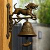Interesting Welcome Doorbell Vintage Metal Outdoor Farmhouse Retro Doorbell Witch Dachshund Shaped Decorative Hanging Bell