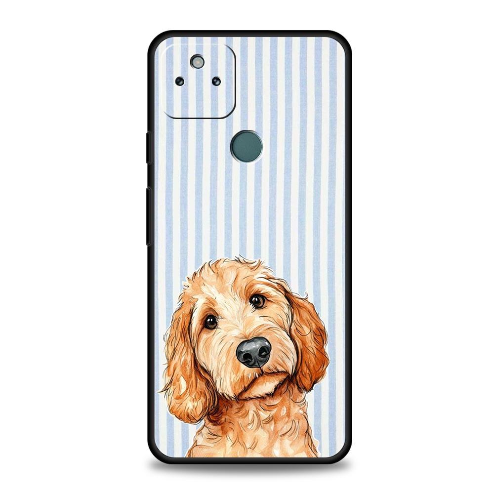 

Phone Case Cover for Google Pixel 10 9 8 7 6 7A 6A Pro Shockproof Soft TPU 10 9 Pro XL Shell Capas Fundas Cute Cartoon Dog Coque Pixel 6 Pro