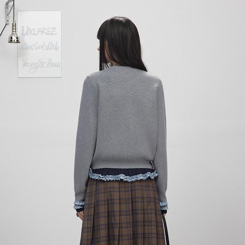 UNIFREE Vintage College Style Knitted Cardigan