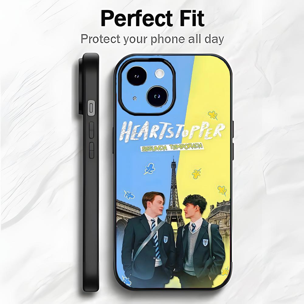 Süß Romantisch Britische TV H-Heartstopper Handyhülle Handyhülle Weiche Verpackung Leicht Für iPhone17 16 15 14 13ProMax