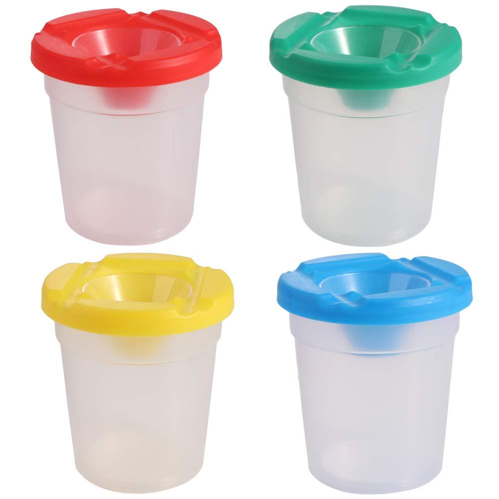 Convenient Painting Pen Washing Cup Plastic Anti Paint Cups Childrens Paint Cups Home