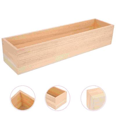 Versatile Wooden Storage Box Home Ganizer Container Craft Display Case Wall Wood Gift Holder Jewelry Gift Boxes