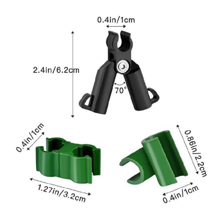 50Pcs Trellis Plant Connectors Clip Garden Trellis Clip Rotatable Connectors