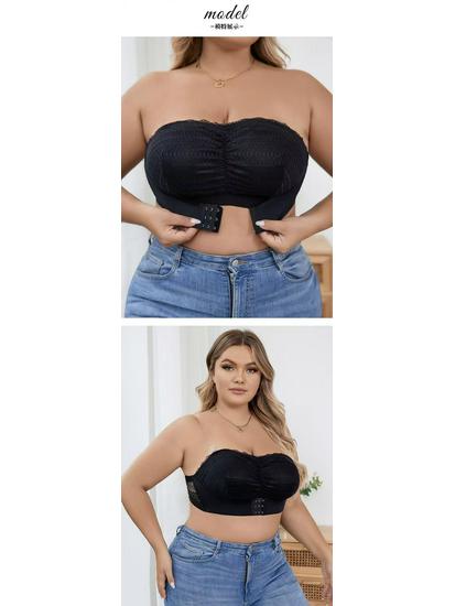 Nouveau Soutien-gorge Élégant Grande Taille avec Bretelles Amovibles – Anti-Affaissement, Soutien-poitrine, et Porté de Deux Manières pour un Soutien Renforcé.